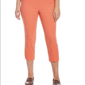 🧡Rafaella Comfort stretch Capri sz 6 emberglow coral BRAND NEW WITH TAGS